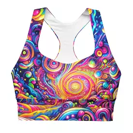 Pride Nebula Longline Sports Bra