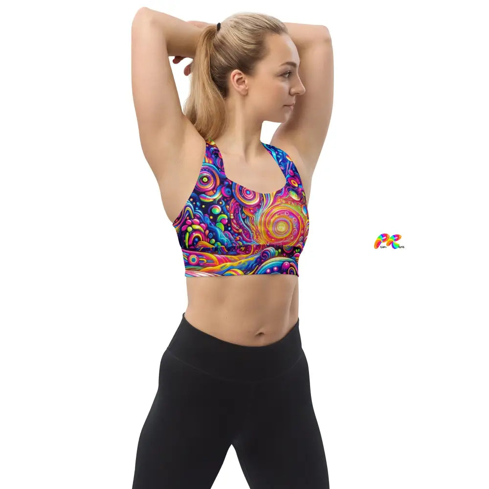 Pride Nebula Longline Sports Bra