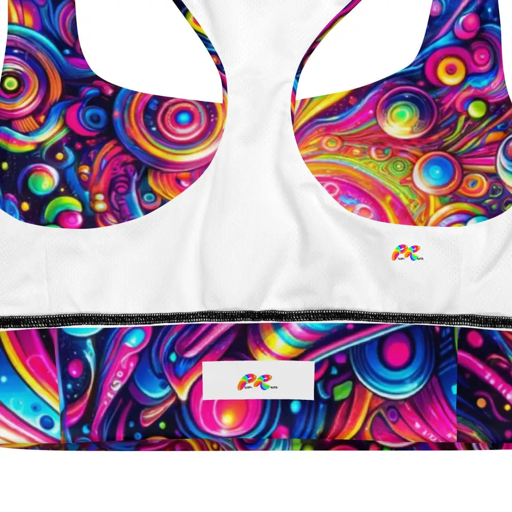 Pride Nebula Longline Sports Bra