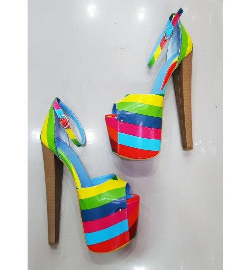 Rainbow Platform Shoes