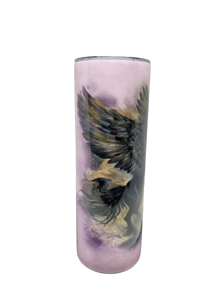 Rearing Black Pegasus Barista Tumbler