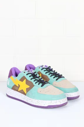 REPLICA Bape Bapesta #2 'Teal/Brown/Yellow' Low Sneakers (9.5)