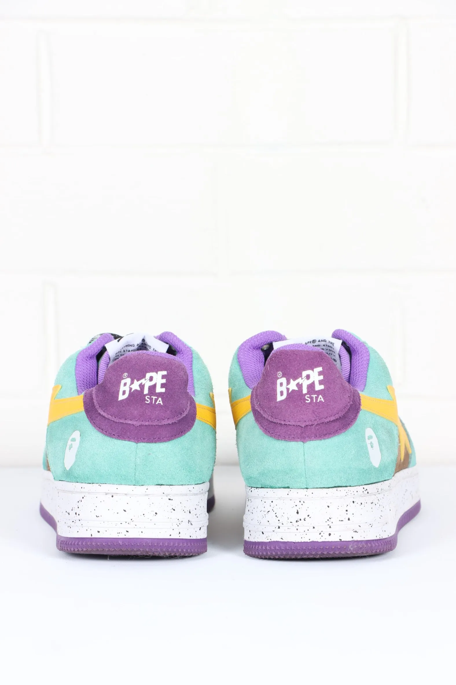 REPLICA Bape Bapesta #2 'Teal/Brown/Yellow' Low Sneakers (9.5)