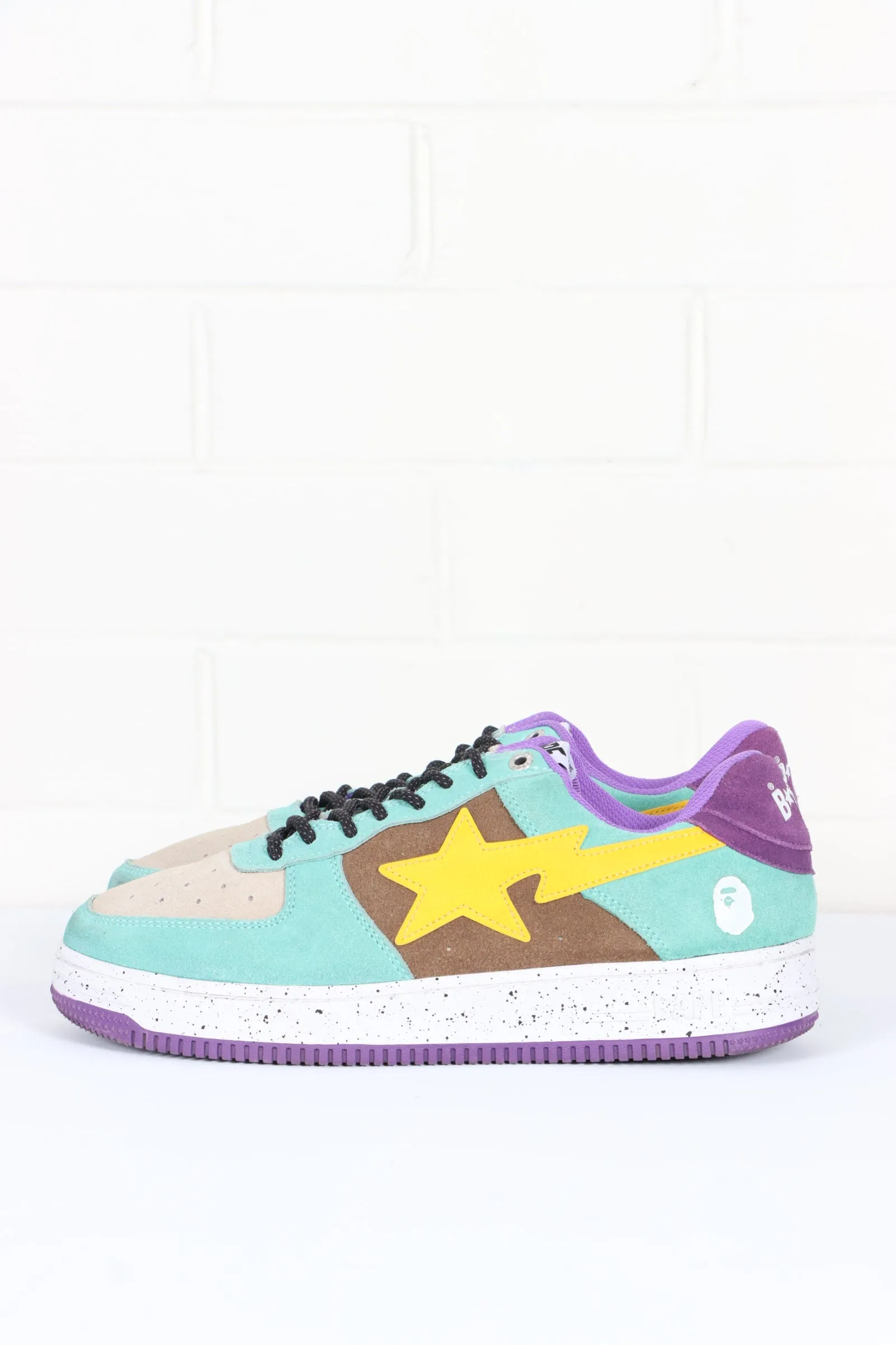 REPLICA Bape Bapesta #2 'Teal/Brown/Yellow' Low Sneakers (9.5)