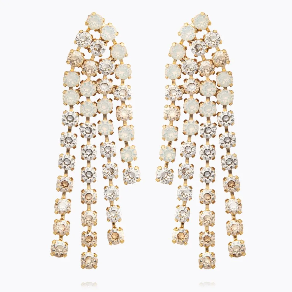 Rosanna Earrings / White Combo