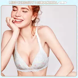 Sanrio licensed Cinnamoroll Baby lace bra + underwear set