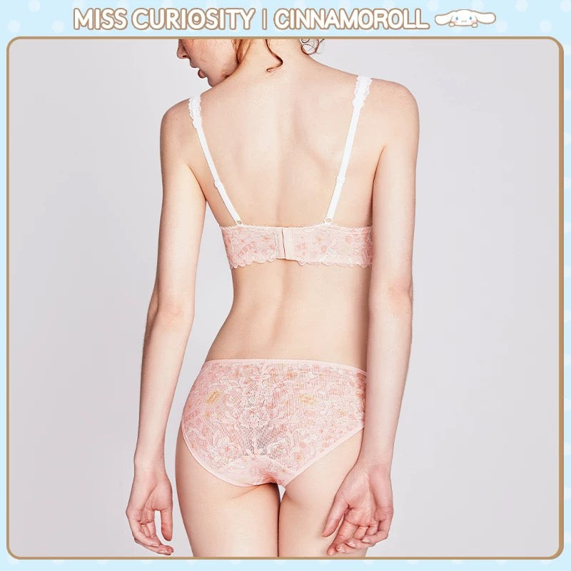 Sanrio licensed Cinnamoroll Baby lace bra + underwear set