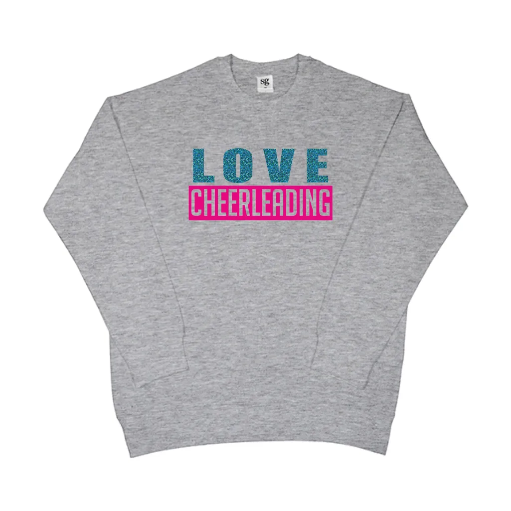 SG LOVE CHEERLEADING sweatshirt