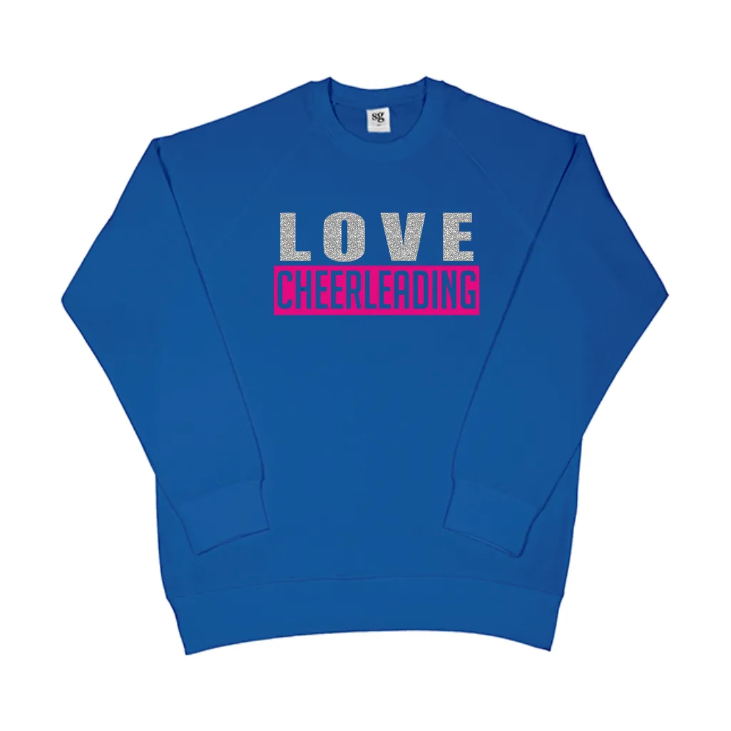 SG LOVE CHEERLEADING sweatshirt