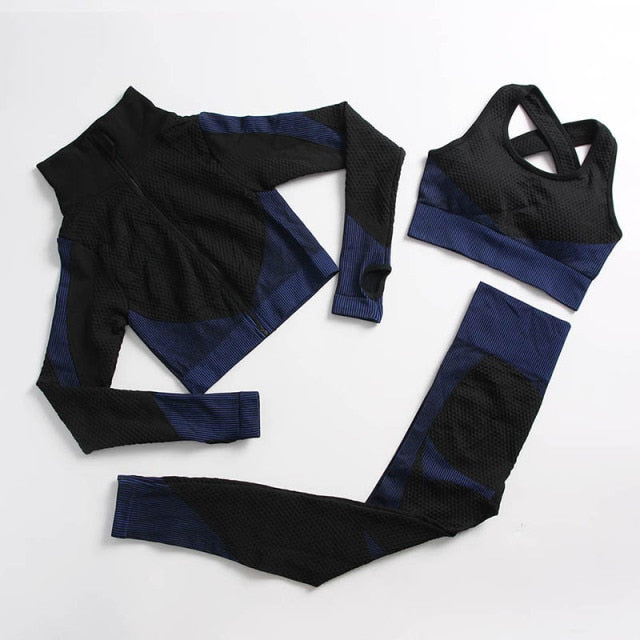 Sport bras top Long sleeve Women Sportswear Suit