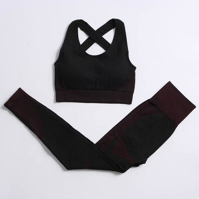 Sport bras top Long sleeve Women Sportswear Suit