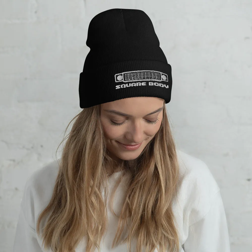 Squarebody Square Body Round Eye Winter Hat Cuffed Beanie