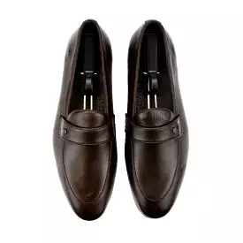 Tapered Strapped Loafers-BRN