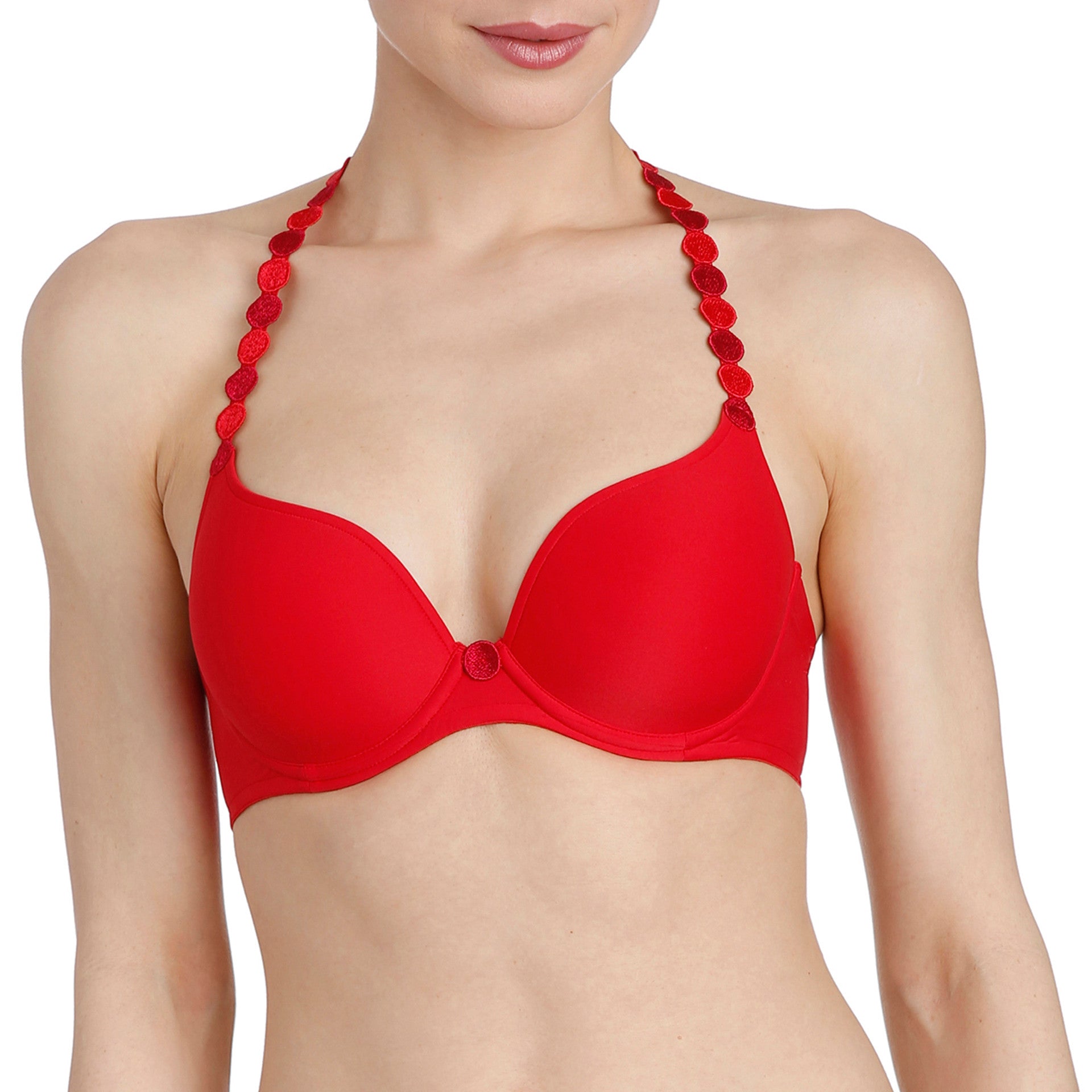 Tom Heart Shape Bra | Scarlet