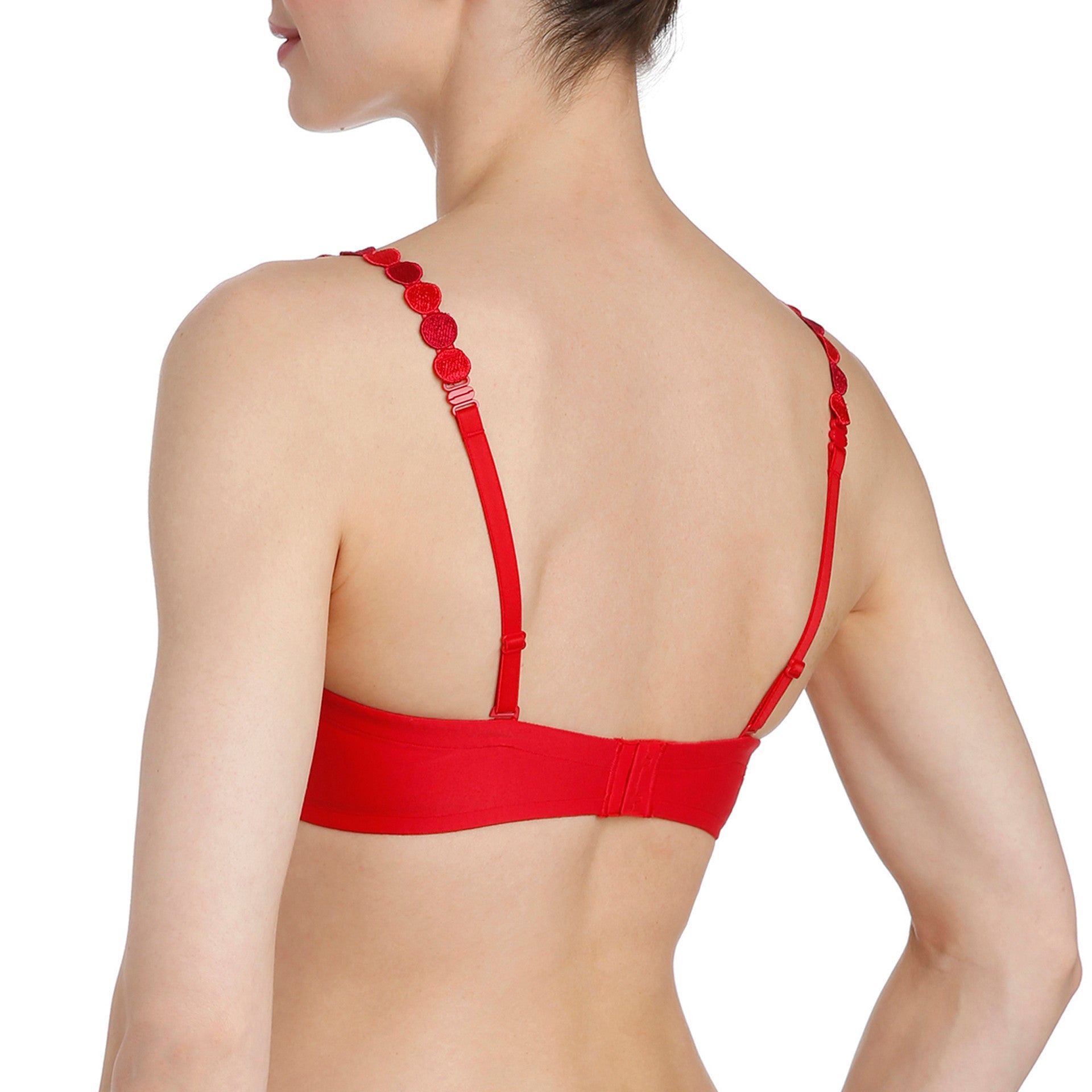 Tom Heart Shape Bra | Scarlet