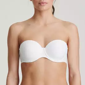 Tom Strapless Bra | White