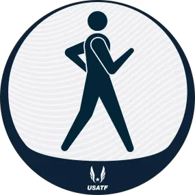 USATF Pictogram Sticker - Race Walk